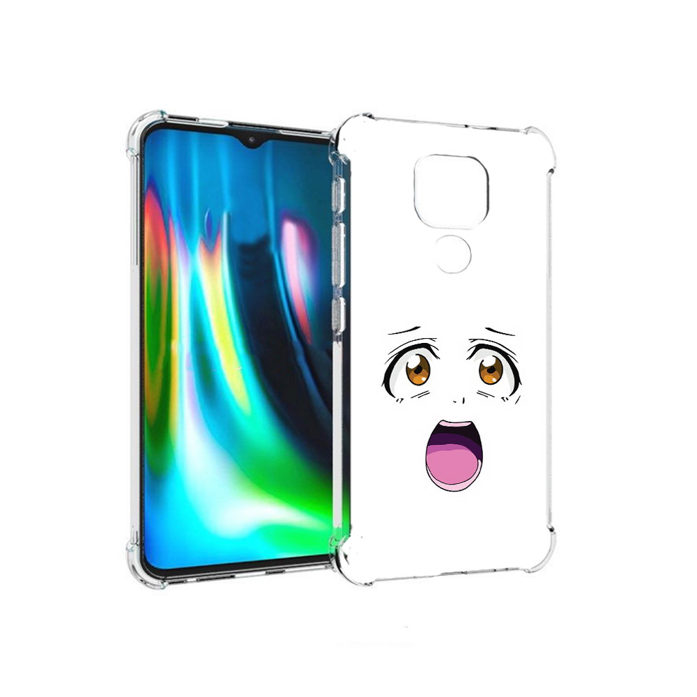 

Чехол MyPads Tocco для Motorola Moto E7 Plus аниме лицо (PT155921.339.223), Прозрачный, Tocco