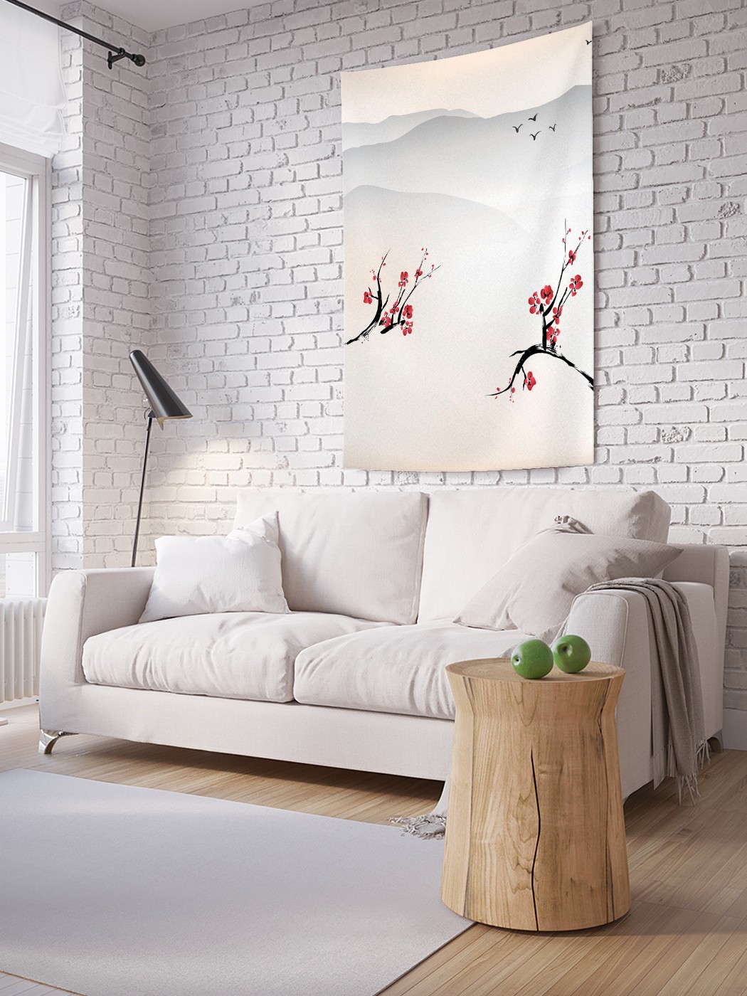 

Вертикальное фотопанно на стену JoyArty Ветки тоскуют по птицам 150x200 см, Ветки тоскуют по птицам