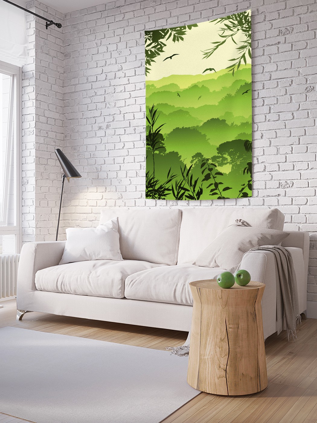

Вертикальное фотопанно на стену JoyArty Широкие леса 150x200 см, Широкие леса