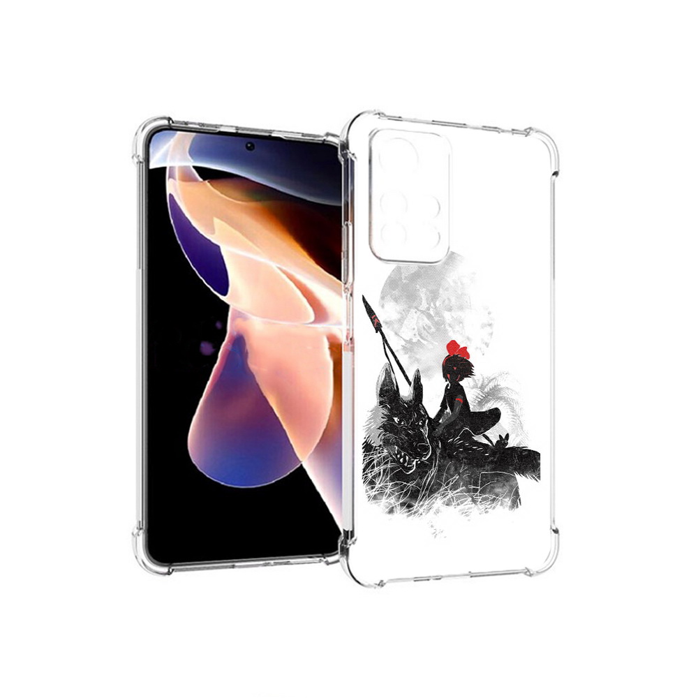 

Чехол MyPads Tocco для Xiaomi Redmi Note 11 Pro мононоке (PT224811.282.481), Прозрачный, Tocco