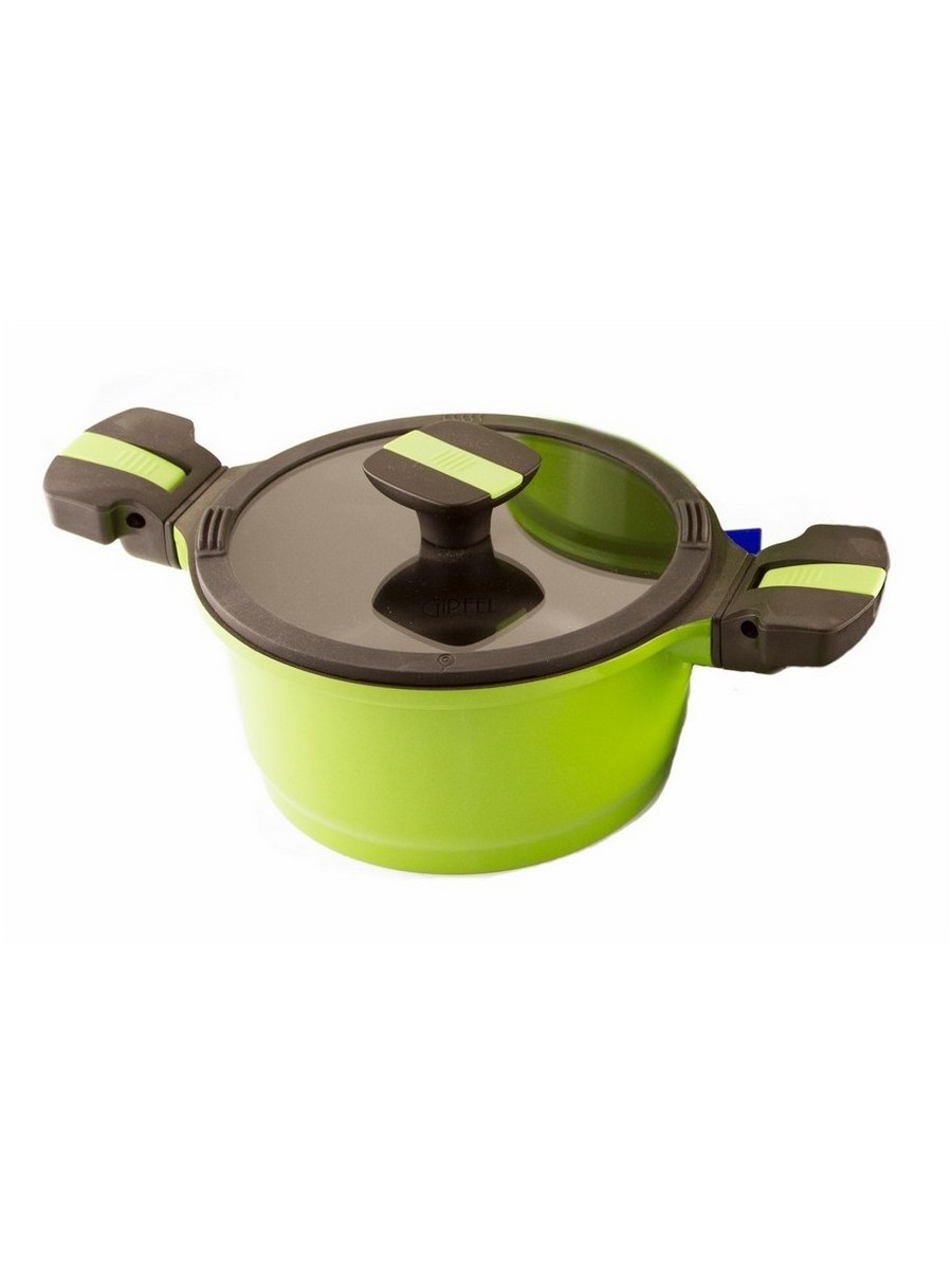 

Кастрюля Gipfel SHAFRAN 0674 5 л зеленый, 0674