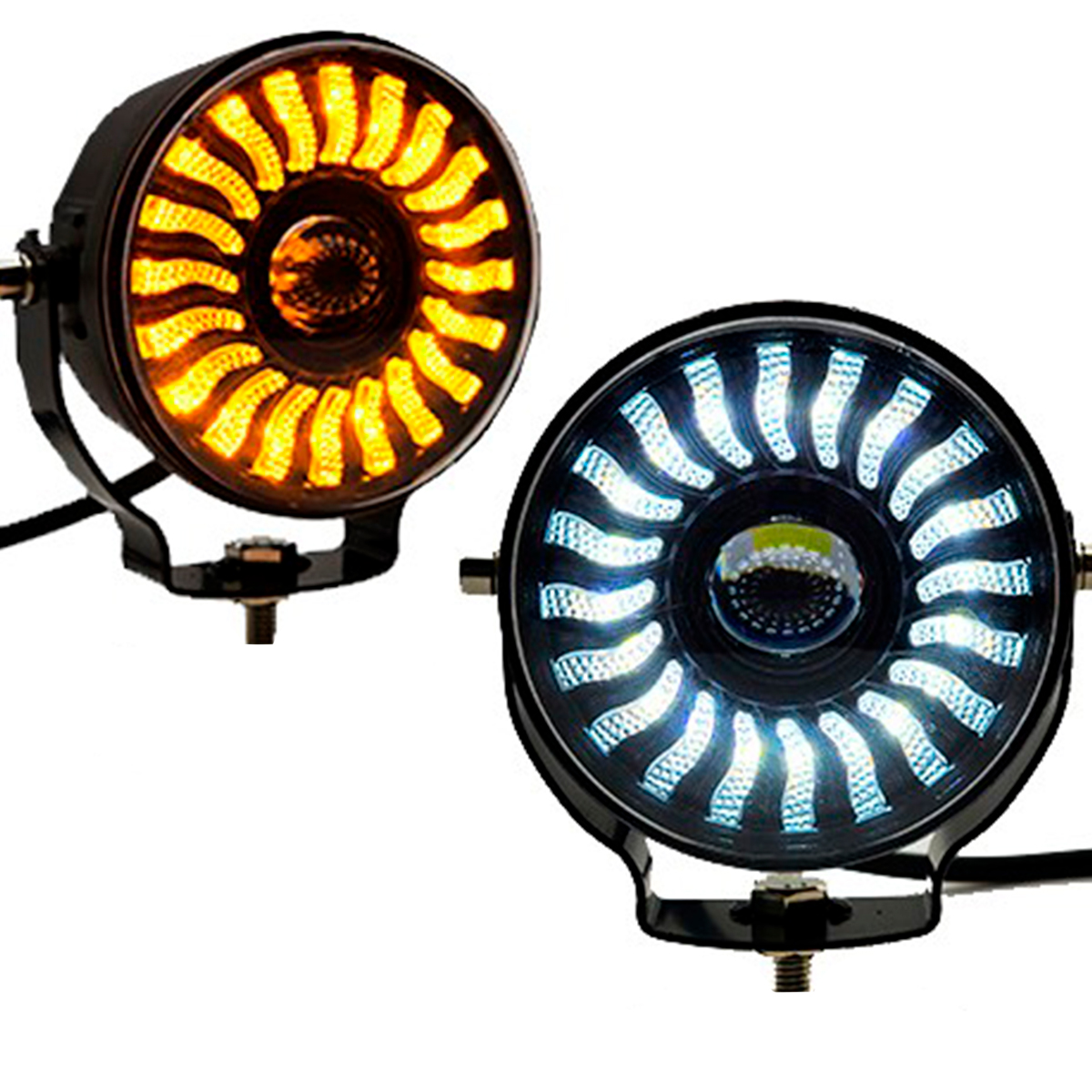 

Фара светодиодная EZID-AUTO 12-24В, белый свет, желтый/белый ДХО, 2шт, EALights