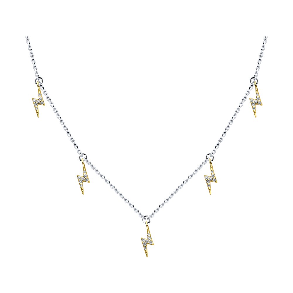 

Колье из серебра с фианитом 45 см SOKOLOV 94070709, 94070709
