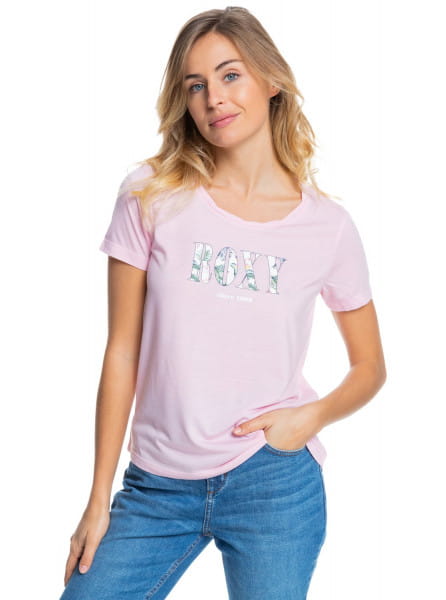 

Футболка женская Roxy ERJZT05179 розовая S, ERJZT05179