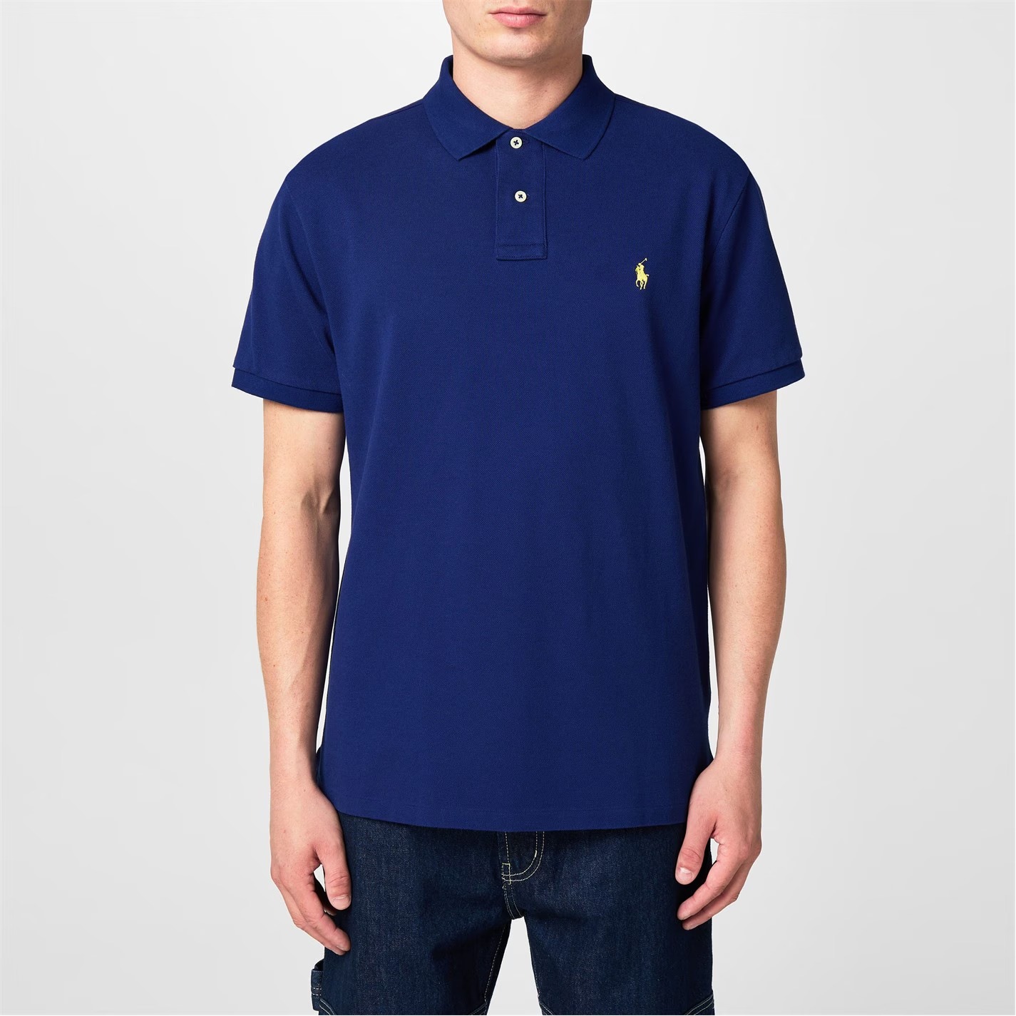 

Поло Polo Ralph Lauren для мужчин, синее-009, размер L, 710782592, Синий, 710782592