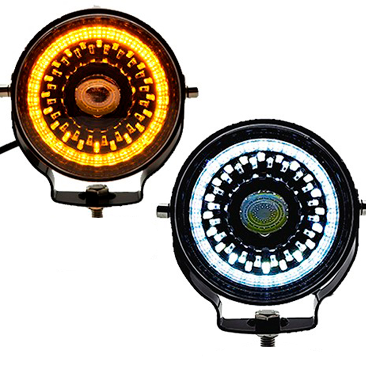 

Фара светодиодная EZID-AUTO 12-24В, белый свет, желтый/белый ДХО, 2шт, EALights