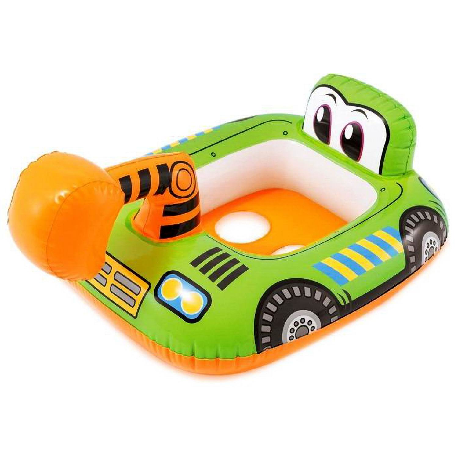 

Круг надувной INTEX Kiddie Floats Экскаватор, для малышей с трусами, 1-2 года, Зеленый, int59586NP/экскаватор