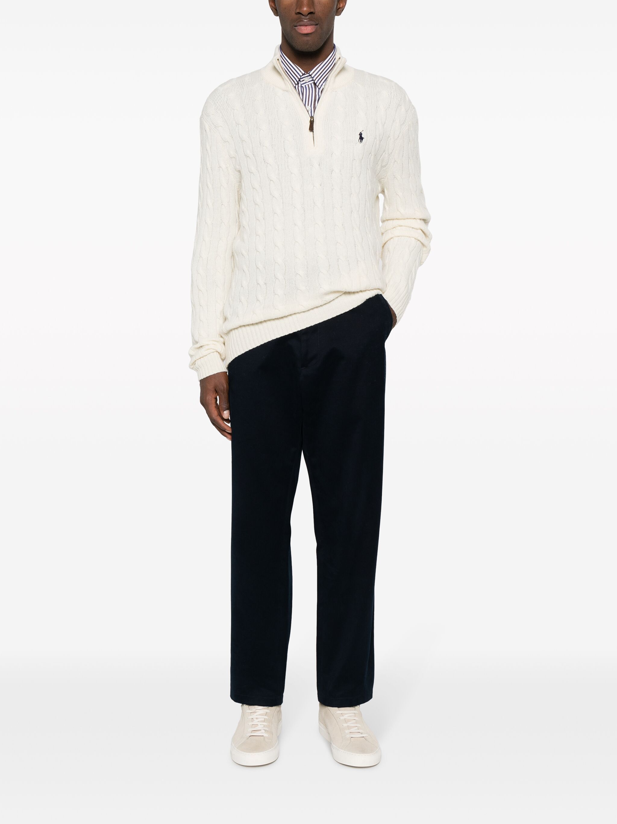 

Пуловер Polo Ralph Lauren для мужчин, белый-001, размер S, 710876766, 710876766