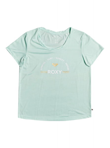 фото Футболка женская roxy erjzt05138 голубая 2xl