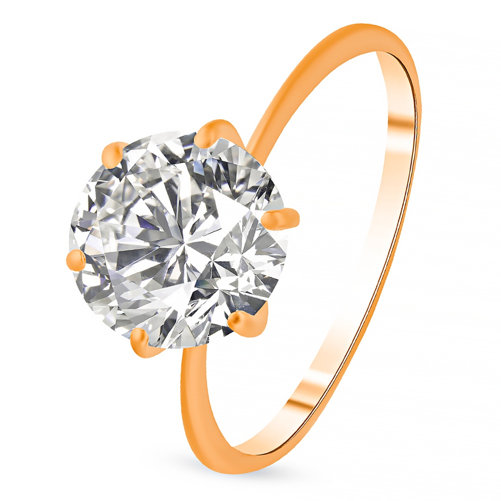 

Кольцо из серебра р. , 585Gold 701013124, фианит, 701013124