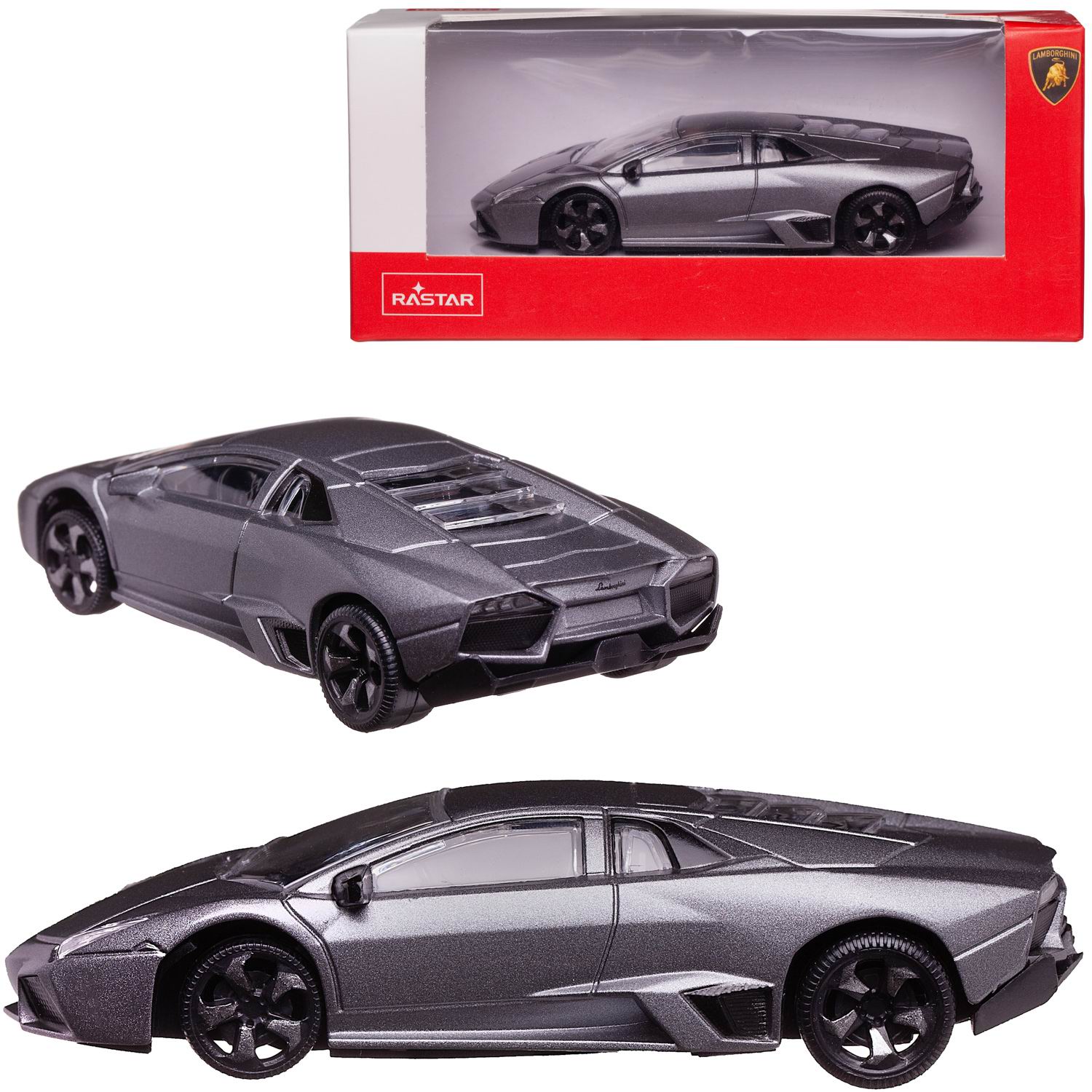 Машина металлическая 143 scale Lamborghini REVENTON цвет серый 731₽