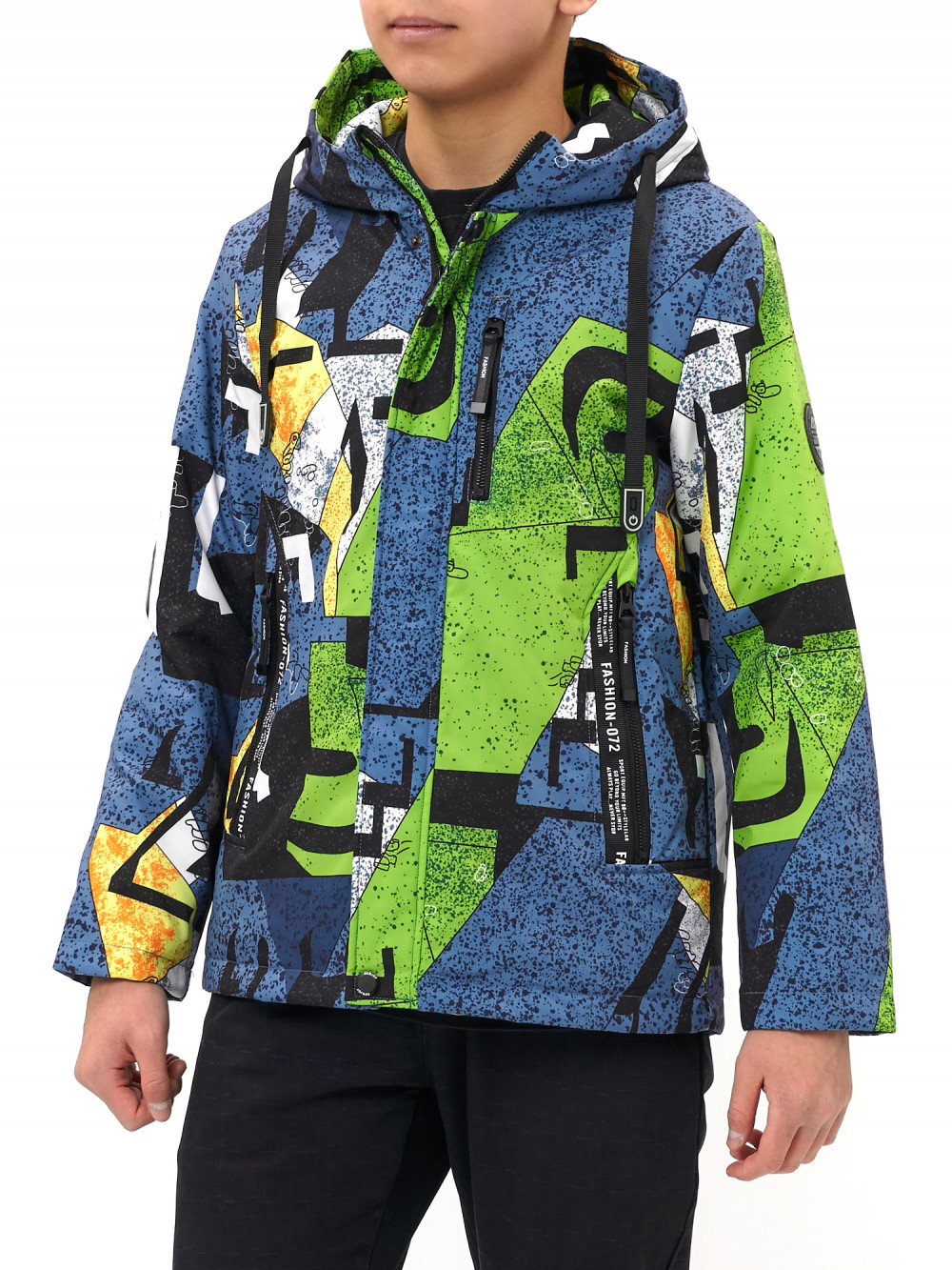 Куртка детская для мальчиков NoBrand AD107 Цвет зеленый размер 146