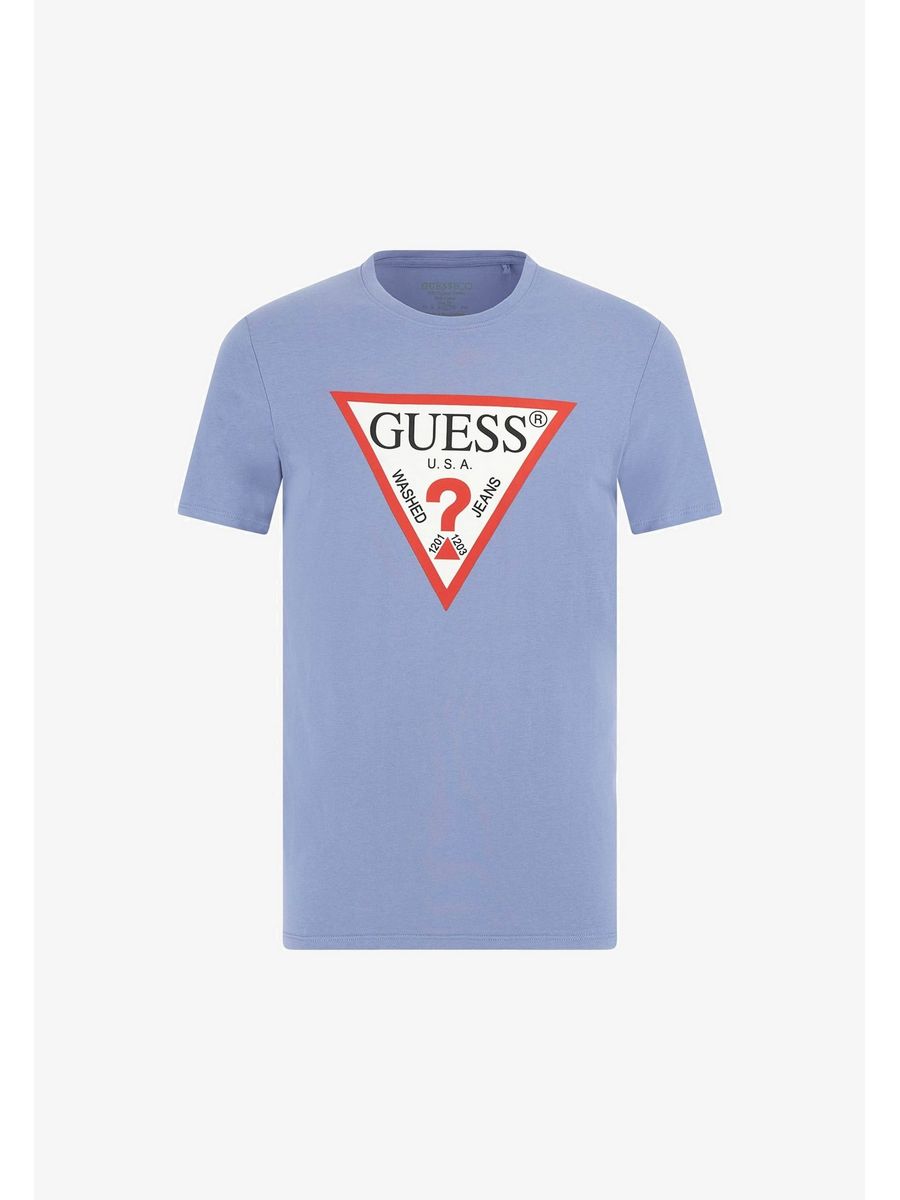 

Футболка мужская Guess GU122O120 синяя XL, Синий, GU122O120