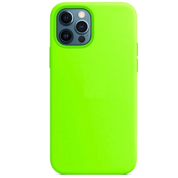 фото Чехол для iphone 12 pro max silicon сase apl ws (без лого), салатовый nobrand