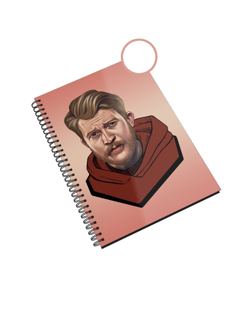 

Блокнот СувенирShop "Данила Поперечный/Spoontamer" NP-BLPP1-A5/1 A5 48 листов, NP-BLPP1-A5/1