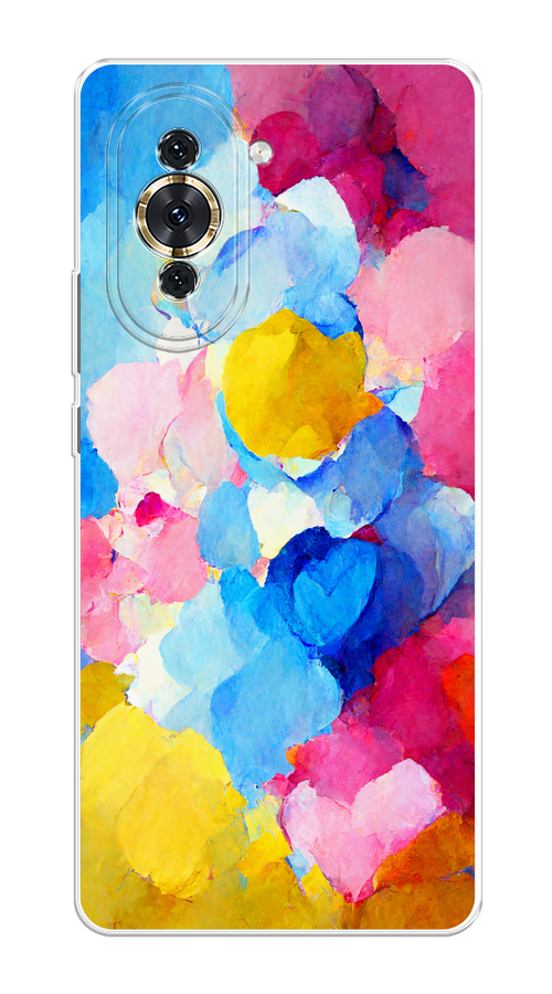 

Чехол на Huawei Nova 10 "Яркие пятна", Синий;голубой;желтый;розовый, 6108950-1