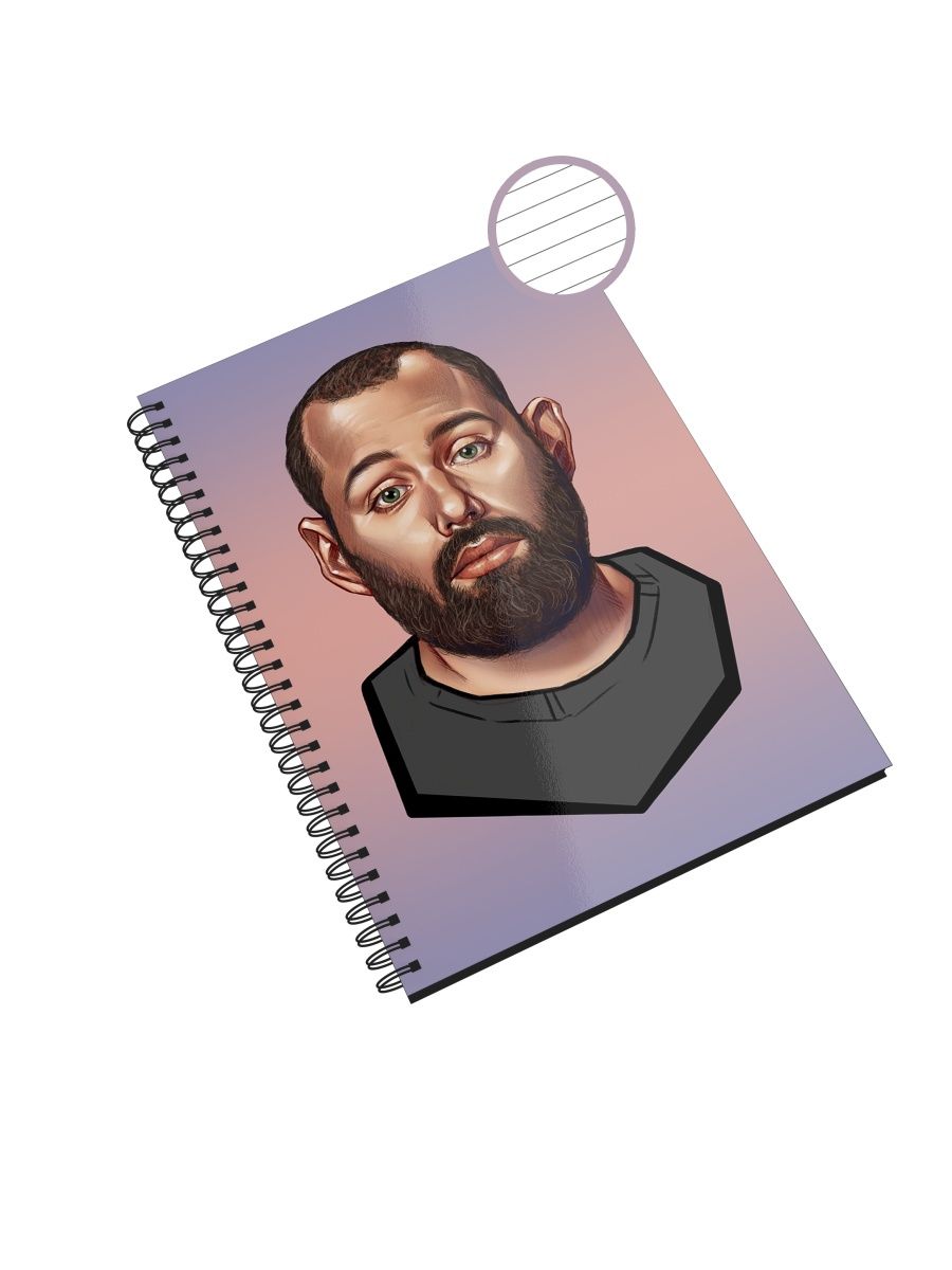 

Блокнот СувенирShop "Семен Слепаков/Comedy Club" NP-MZSS1-A5/3 A5 48 листов в линейку, NP-MZSS1-A5/3