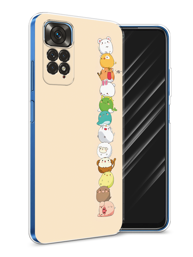 

Чехол Awog на Xiaomi Redmi Note 11 4G Global/Redmi Note 11S "Питомцы Чиби", Разноцветный, 313850-2