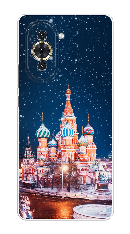 

Чехол на Huawei Nova 10 "Москва 1", Коричневый;синий;белый, 6108950-1