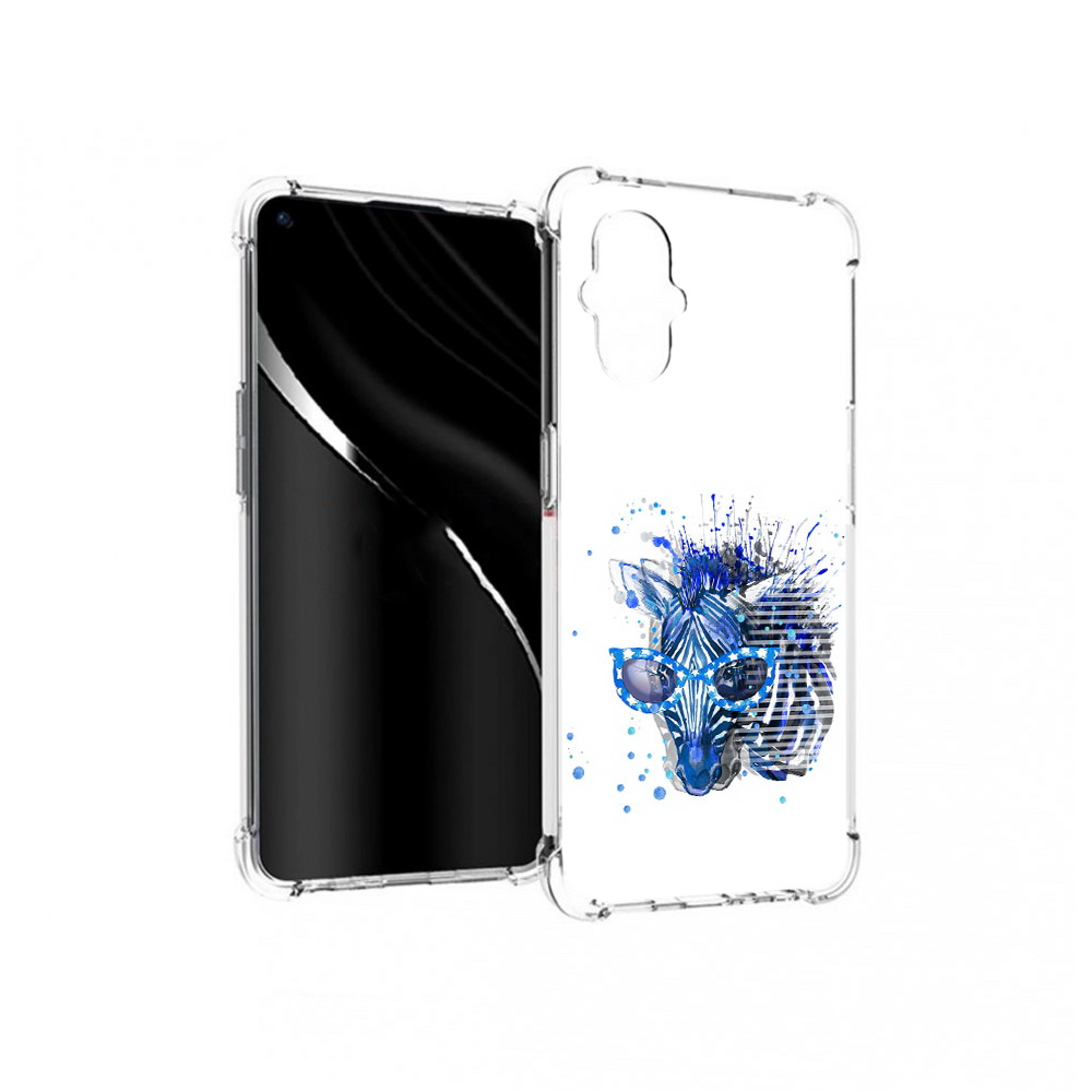 

Чехол MyPads Tocco для OnePlus Nord N20 5G расплывчатая зебра (PT227047.135.577), Прозрачный, Tocco