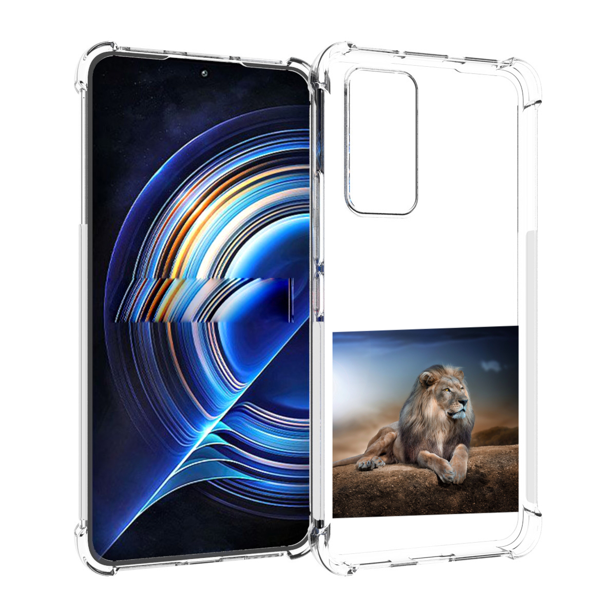 

Чехол MyPads Лев-наблюдает для Tecno Camon 19 Neo, Прозрачный, Tocco