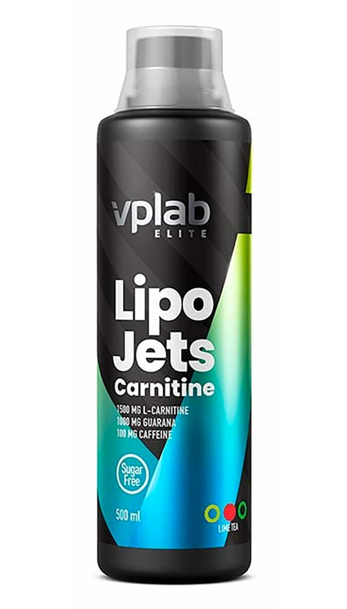 фото Жиросжигатель vplab lipojets carnitine, 500 мл, lime-tea