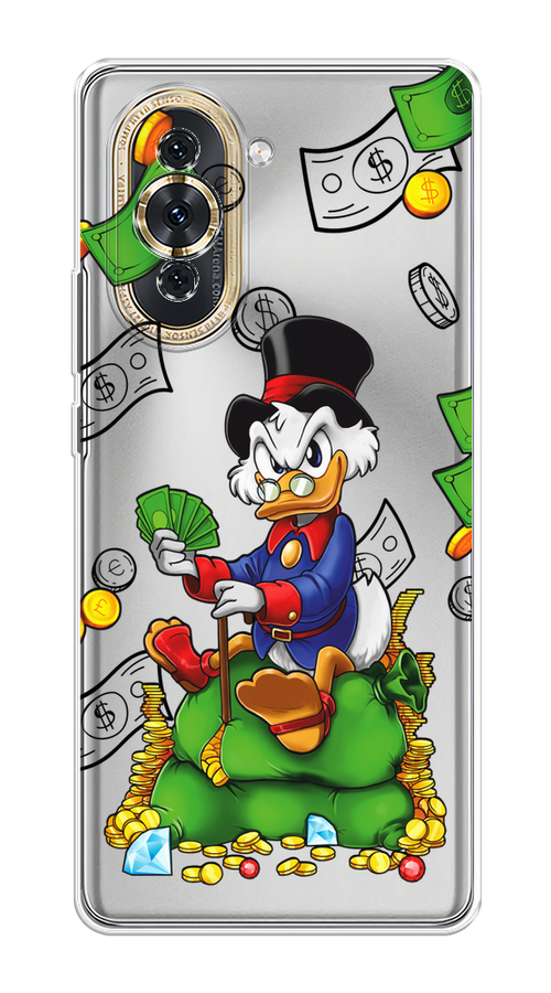 

Чехол на Huawei Nova 10 "Scrooge Richness", Черный;синий;зеленый, 6108950-1