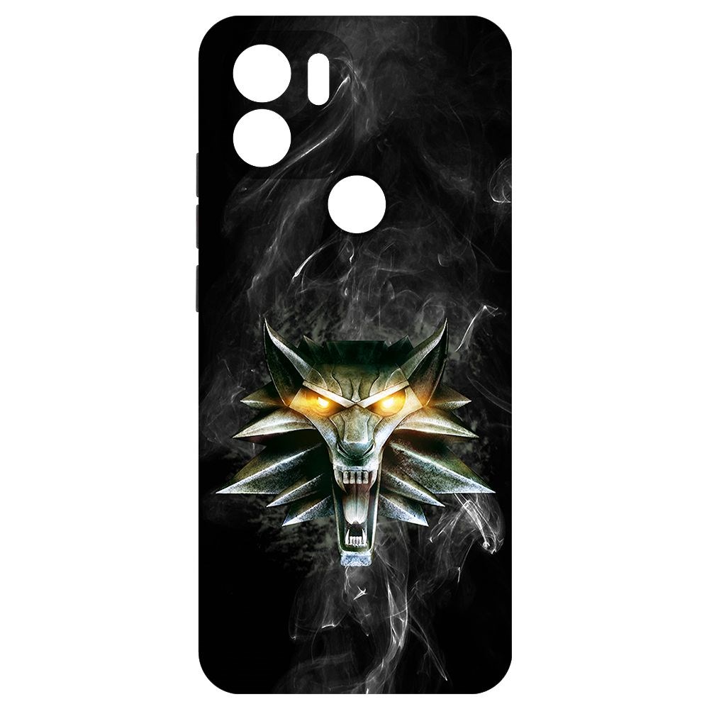 

Чехол-накладка Krutoff Soft Case Ведьмак. Школа Волка для Poco C51 черный