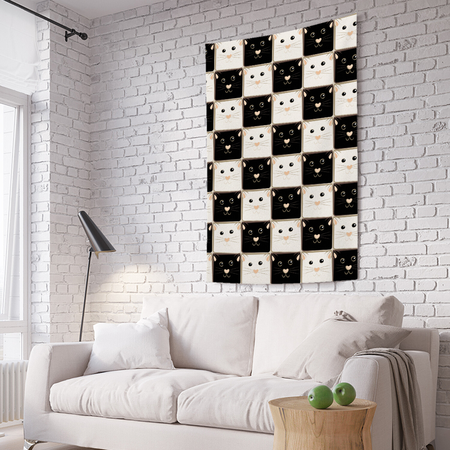 

Вертикальное фотопанно на стену JoyArty Котики 150x200 см, Котики