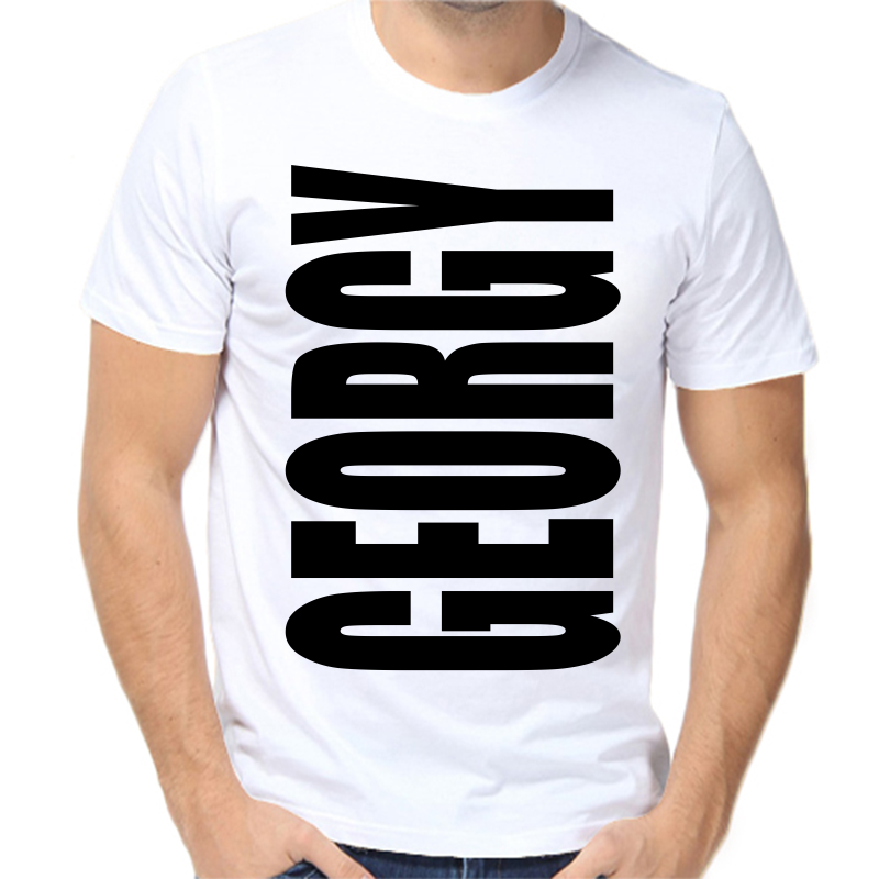 

Футболка мужская белая 58 р-р Георгий, Белый, fm_georgiy