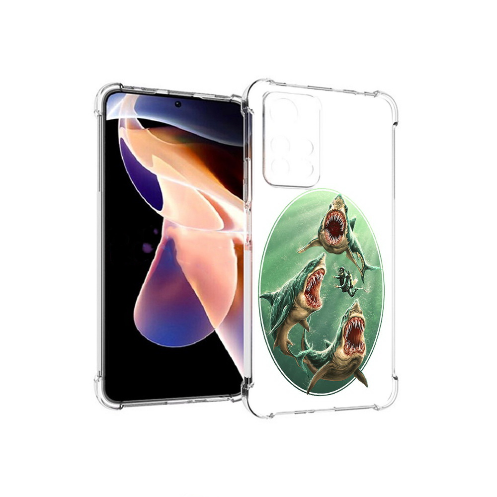

Чехол MyPads Tocco для Xiaomi Redmi Note 11 Pro синяя бездна (PT224811.282.600), Прозрачный, Tocco