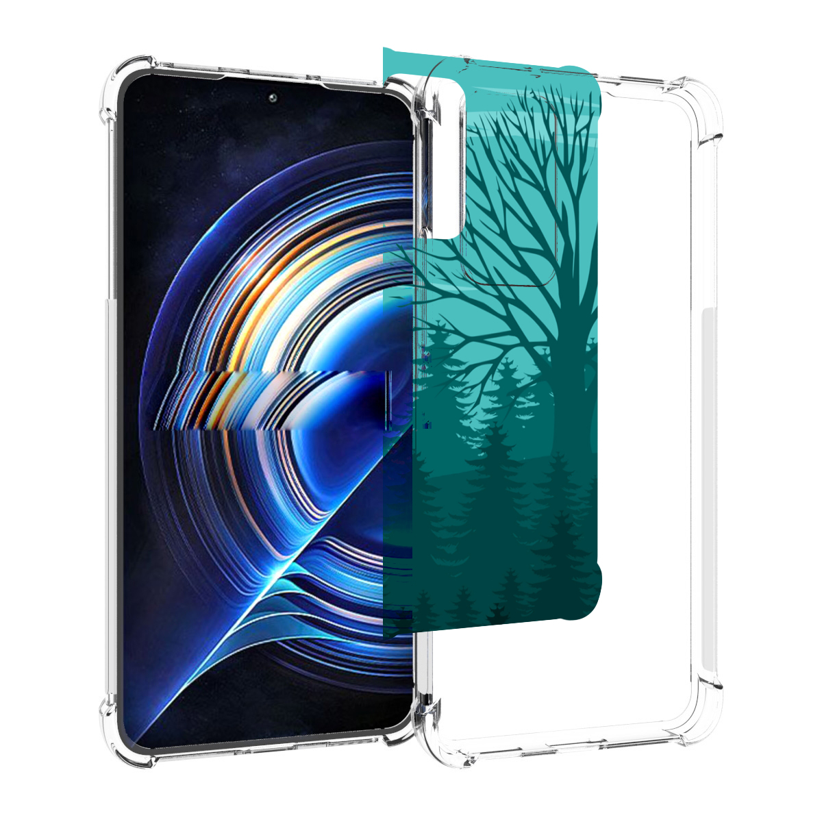 

Чехол MyPads Лес для Tecno Camon 19 Neo, Прозрачный, Tocco