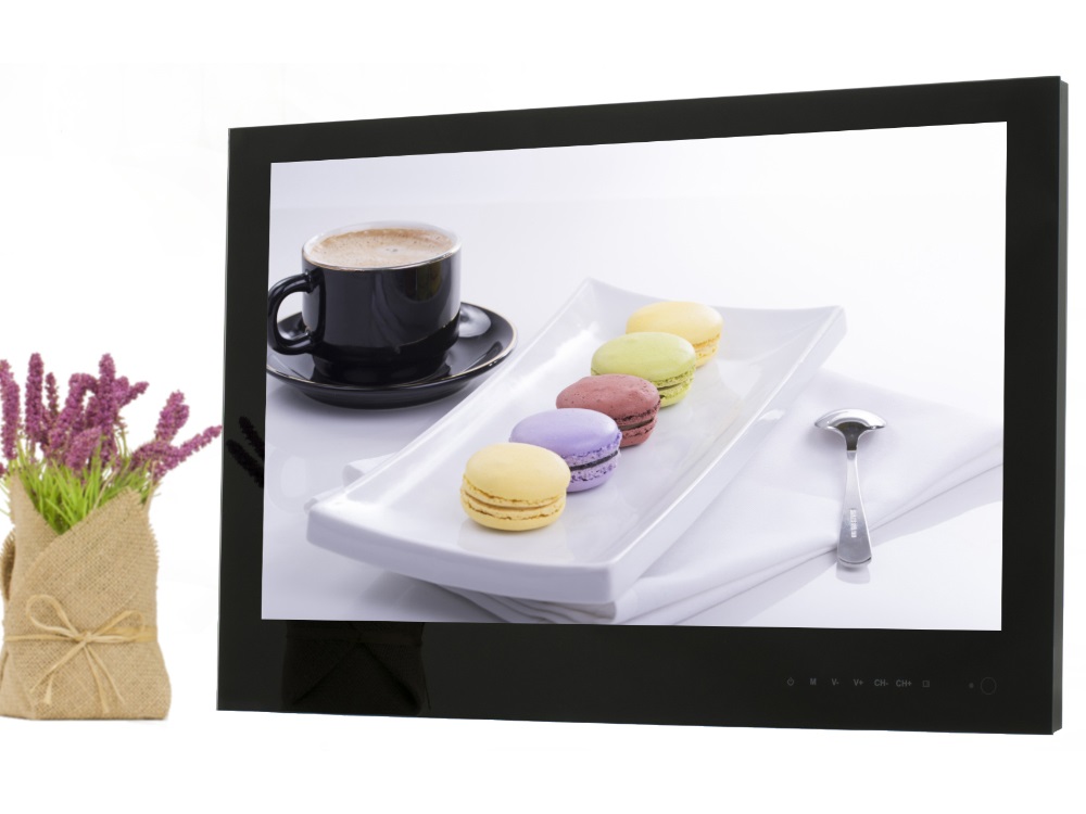 Встраиваемый Smart телевизор для кухни AVEL AVS240WS Black телевизор polarline 40pl51tc