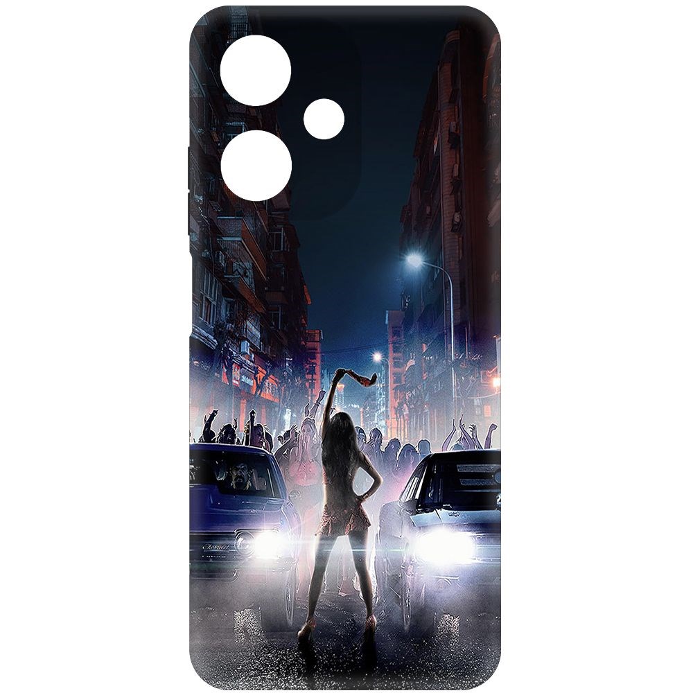 

Чехол-накладка Krutoff Soft Case Форсаж. Стритрейсинг для Infinix Hot 30 Play черный
