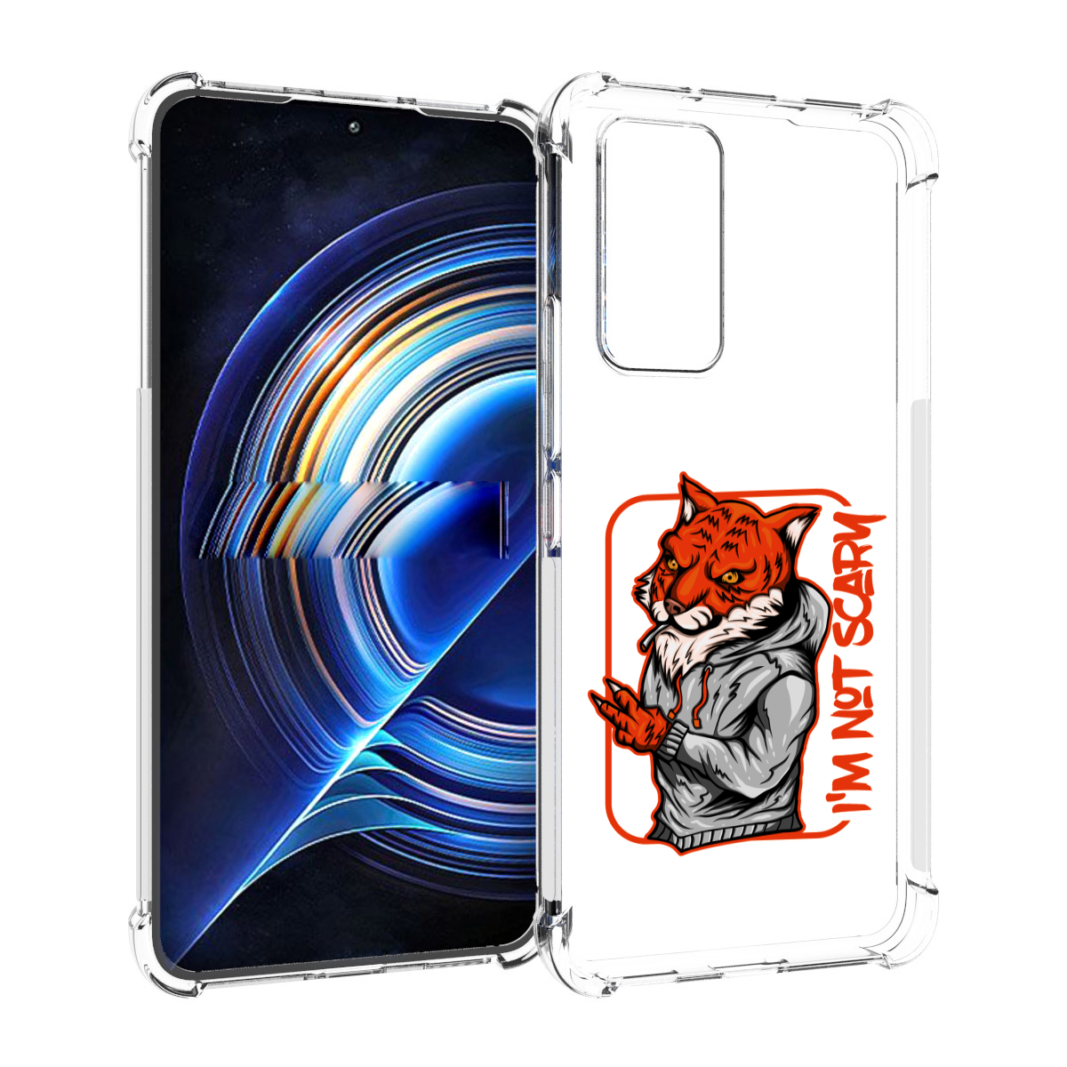 

Чехол MyPads Лис для Tecno Camon 19 Neo, Прозрачный, Tocco