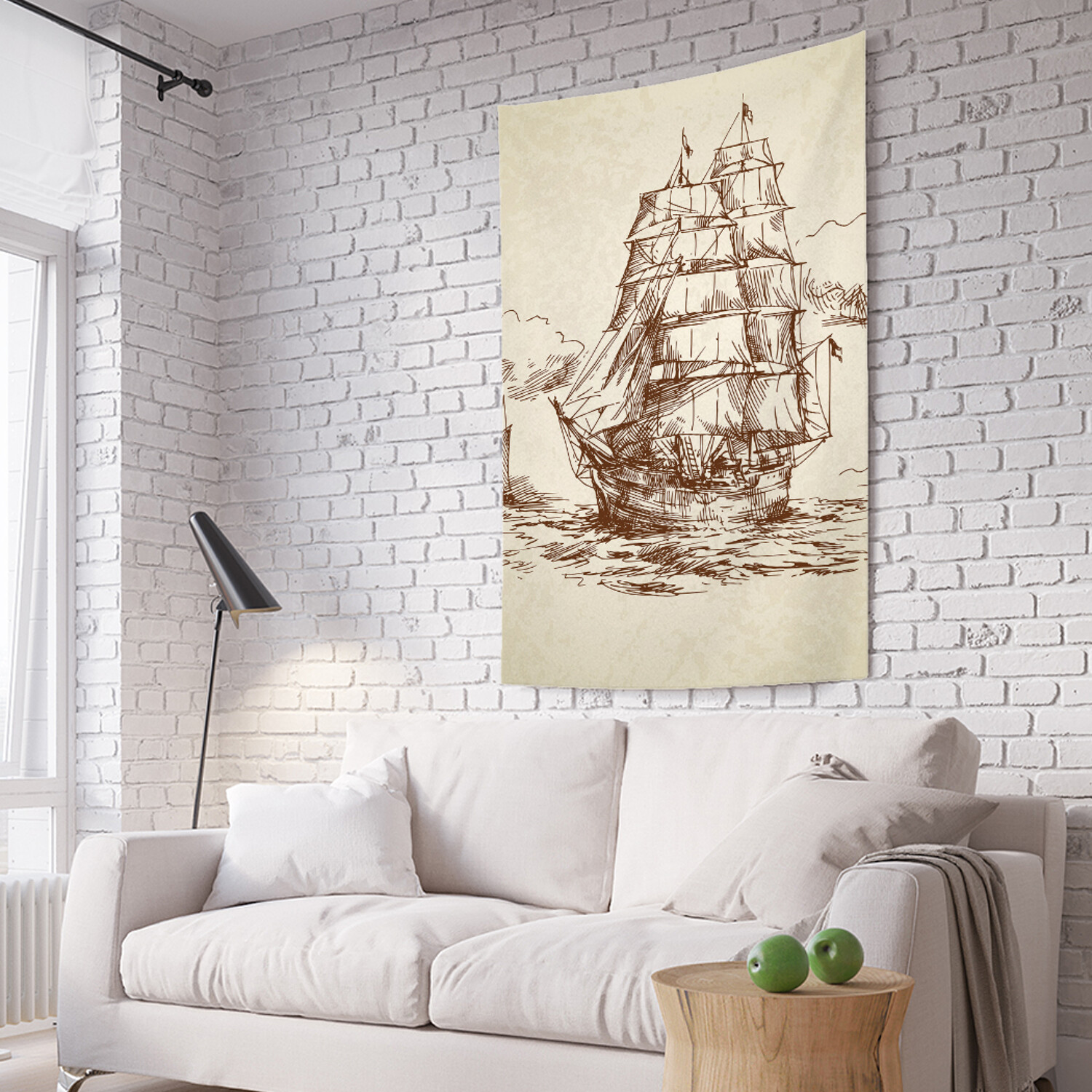 

Вертикальное фотопанно на стену JoyArty Парусная экспедиция 150x200 см, Парусная экспедиция