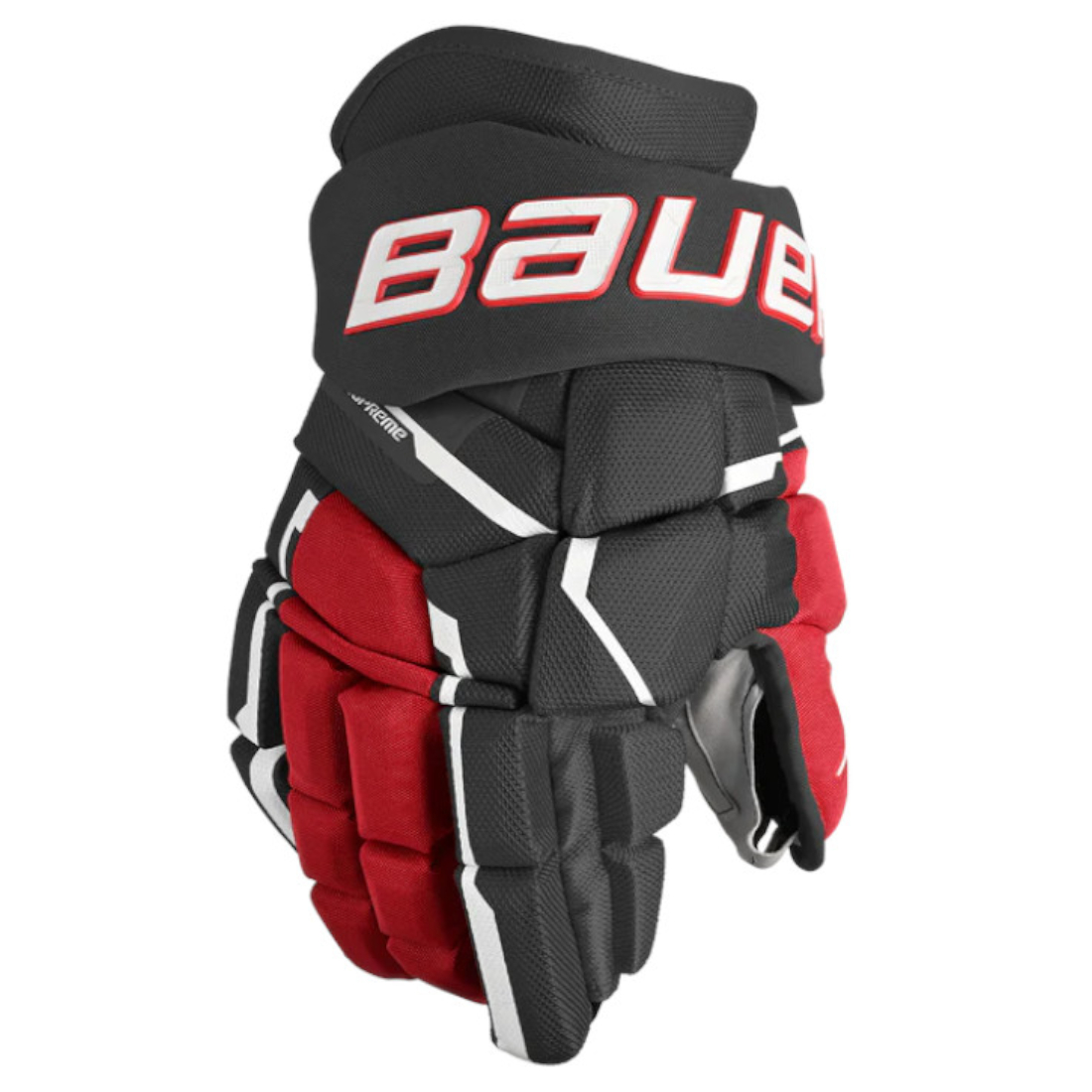 Перчатки хоккейные BAUER Supreme Mach S23 SR 1061895 14 черный-красный