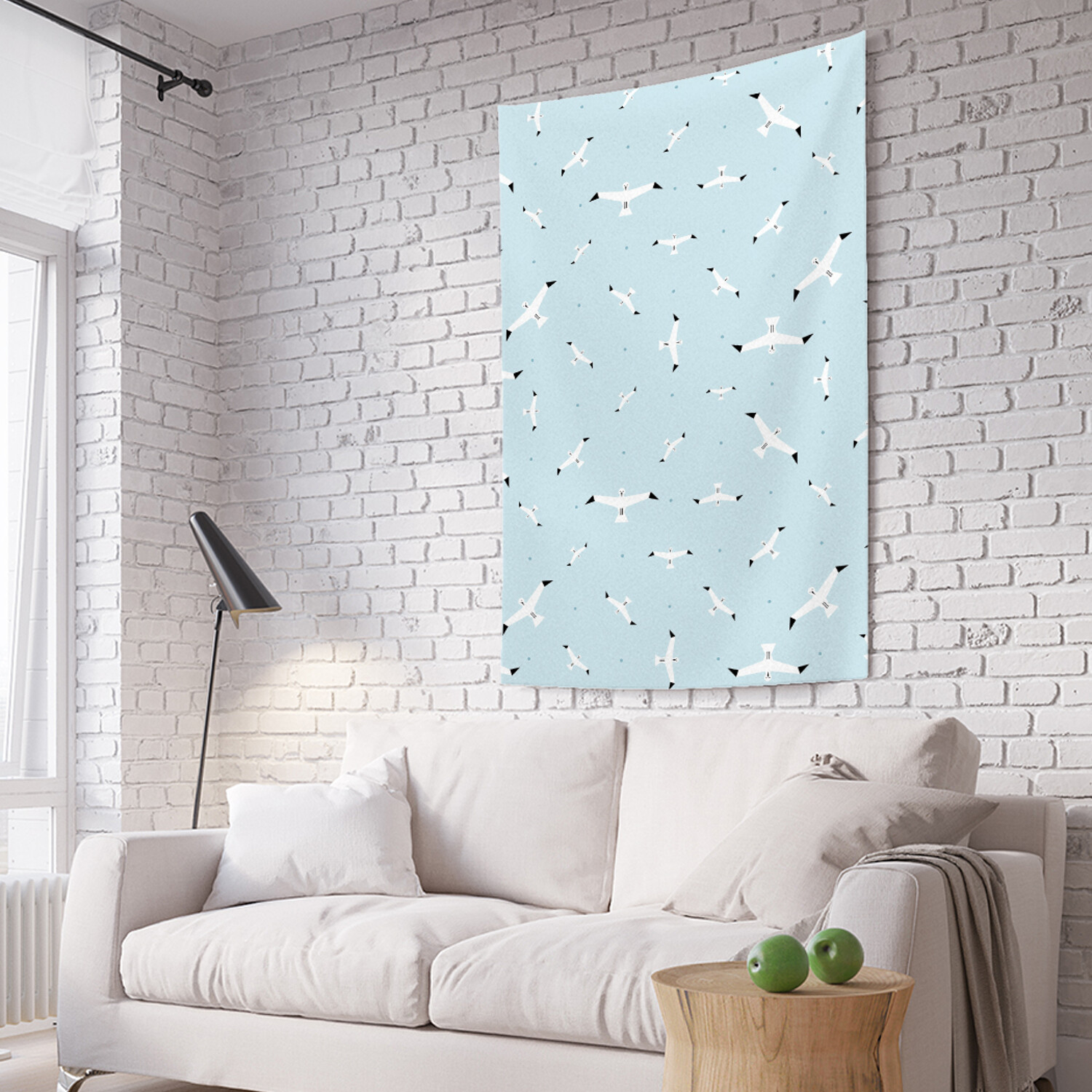 

Вертикальное фотопанно на стену JoyArty Нашествие чаек 150x200 см, Нашествие чаек