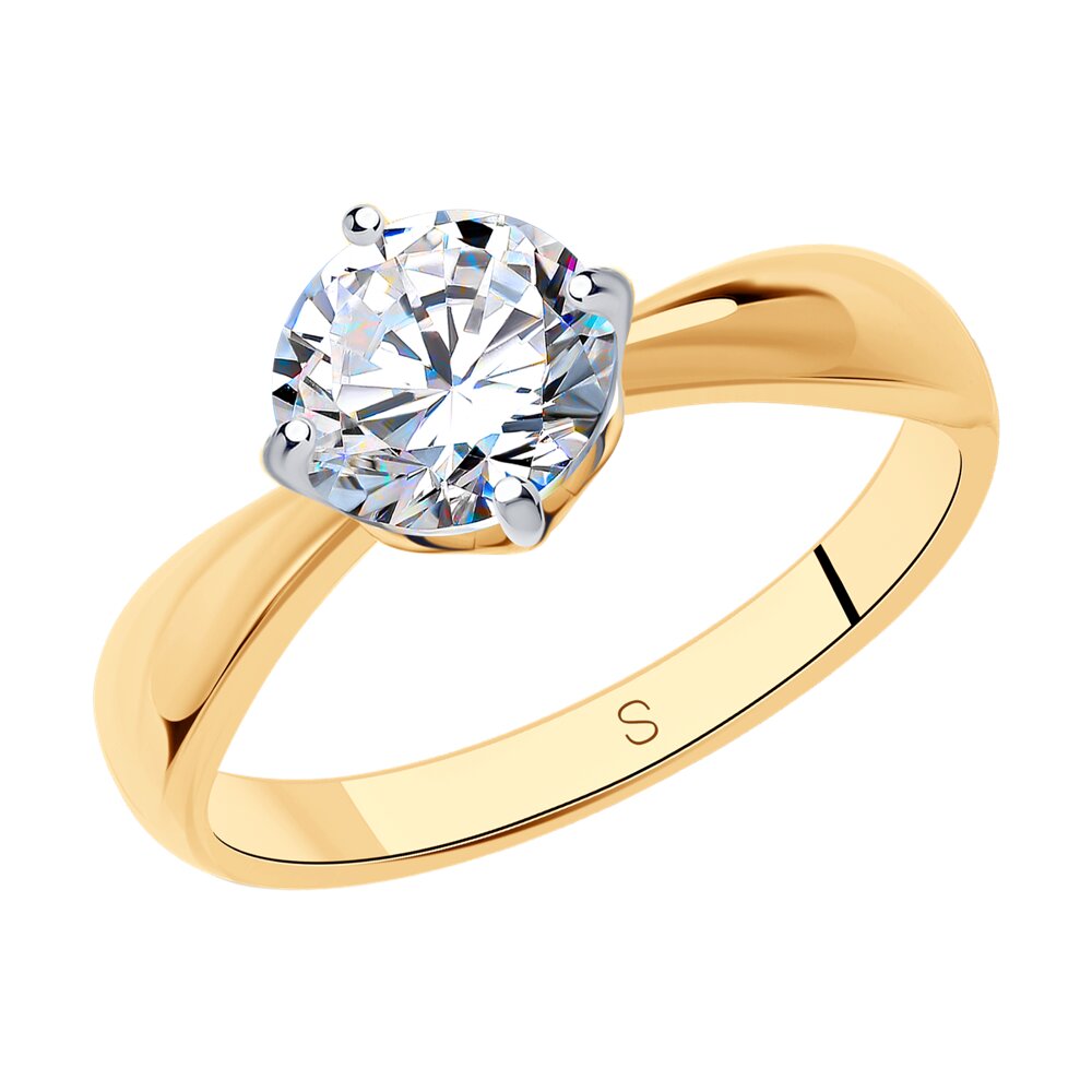 

Кольцо из серебра р. 16 SOKOLOV 93011075, фианит, 93011075