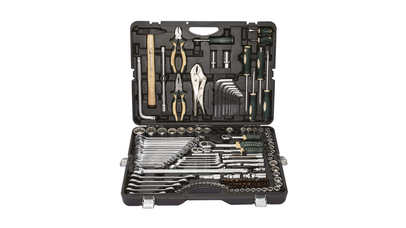 

Набор инструмента ROCKFORCE RF-41421-5-PREMIUM с 6-гранными головками 142пр.+ 6пр.
