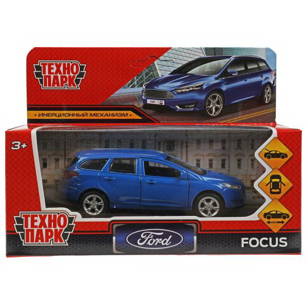 

Машинка Технопарк FORD FOCUS TURNIER синий 12 см, FOCUSSW-12-BU