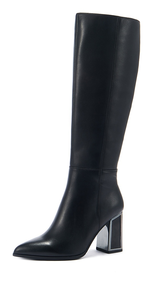 

Сапоги женские Pierre Cardin JX24AW-13 черные 38.5 RU, Черный, JX24AW-13