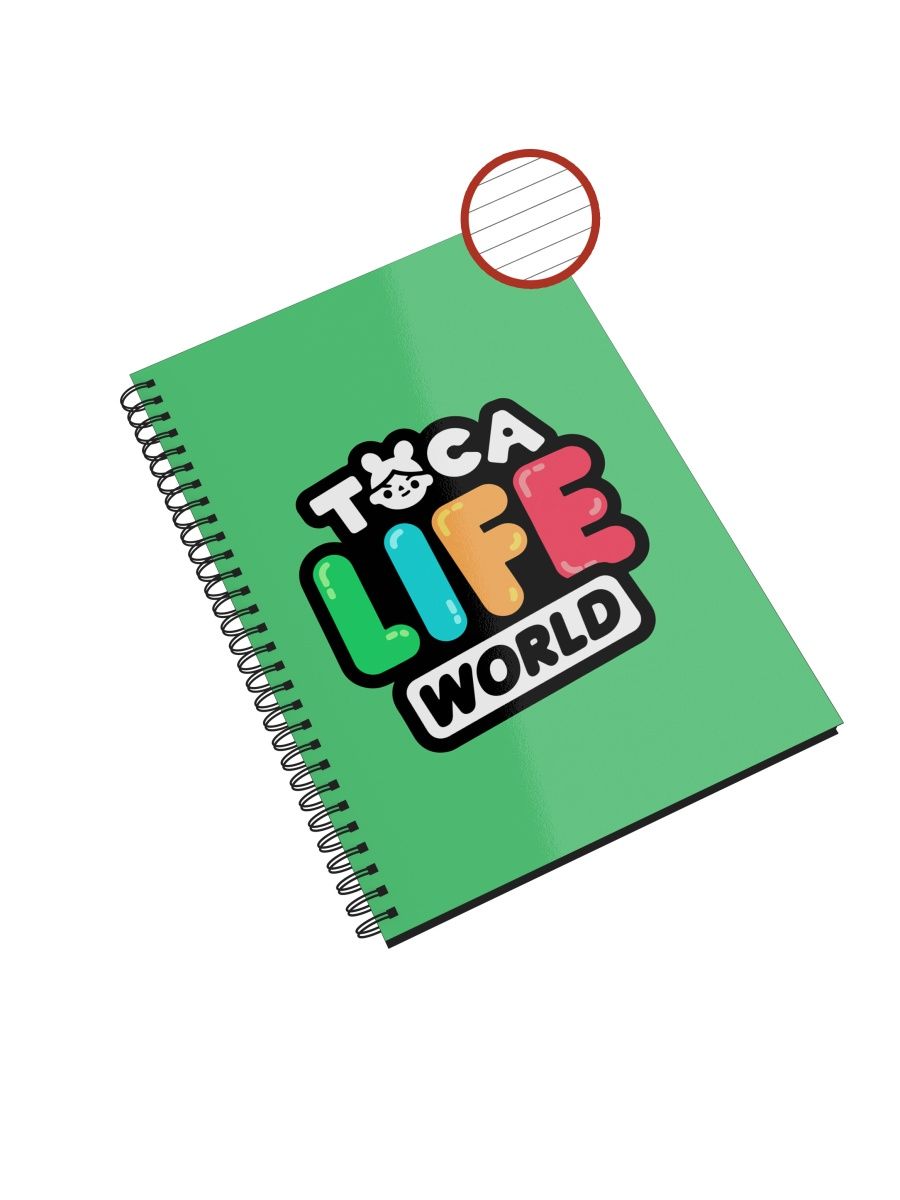 

Блокнот СувенирShop "Toca Life World/Тока" NP-GMTL1-A5/3 A5 48 листов в линейку, NP-GMTL1-A5/3