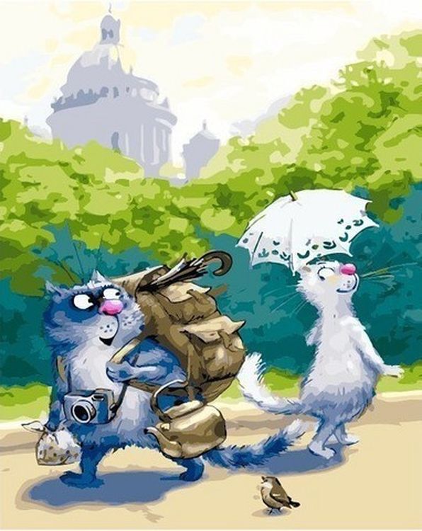 

Картина по номерам Paintboy (Premium) «Турист», GX21938, Турист