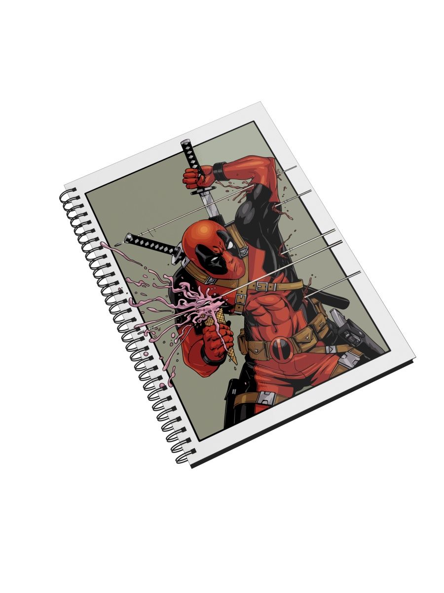 

Блокнот СувенирShop "Deadpool/Дэдпул/Marvel" NP-MVDP2-A4/1 A4 48 листов, NP-MVDP2-A4/1