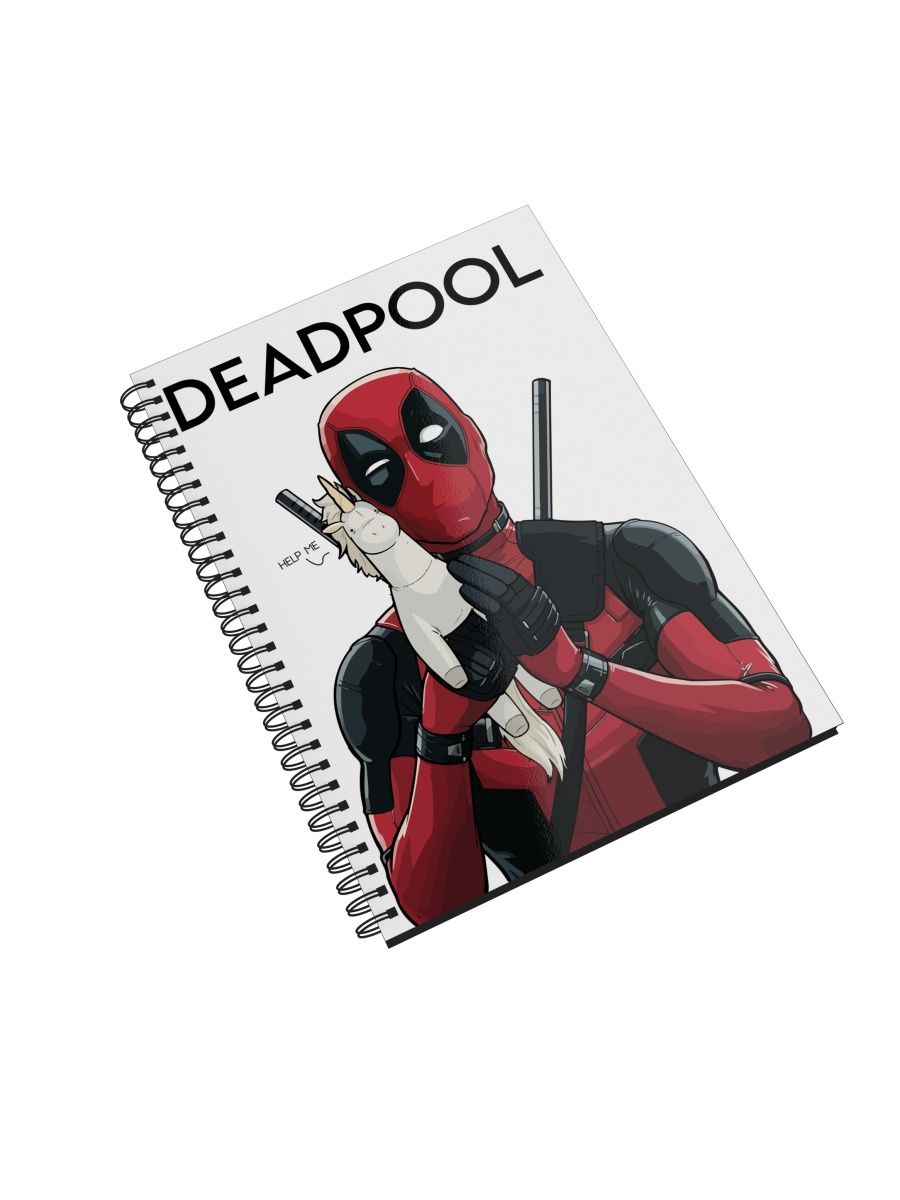 

Блокнот СувенирShop "Deadpool/Дэдпул/Marvel" NP-MVDP4-A4/1 A4 48 листов, NP-MVDP4-A4/1