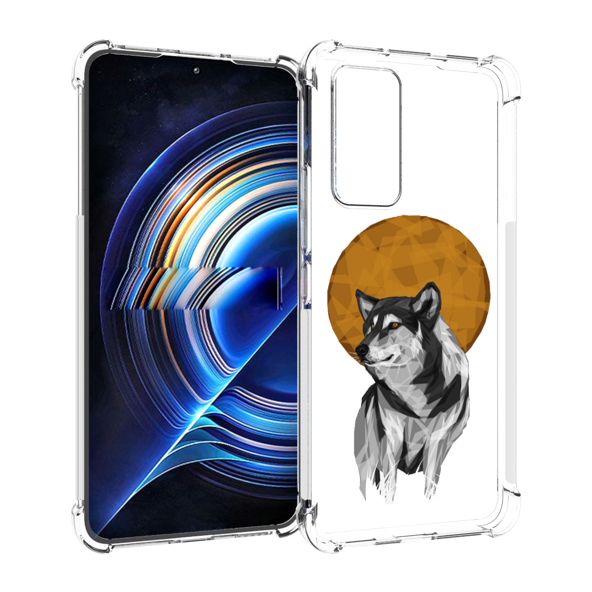 

Чехол MyPads Лунный волк для Tecno Camon 19 Neo, Прозрачный, Tocco