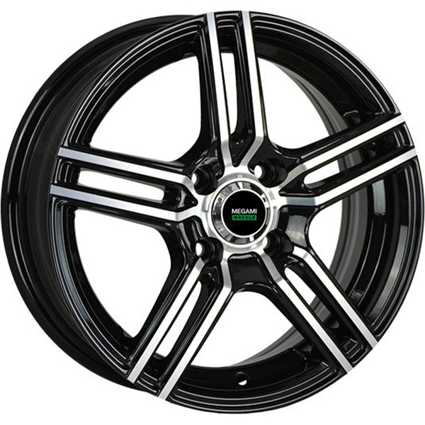 Колесный диск R14 4x100 5,5J ET39 D56,6 Megami MGM-1 BKF