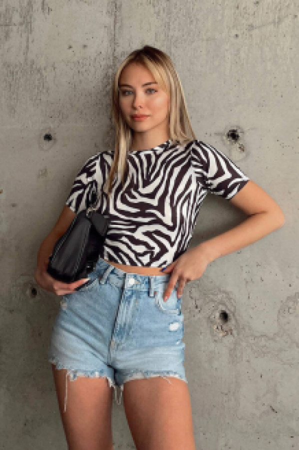

Блуза женская Zechka zck0461-zebra разноцветная L (доставка из-за рубежа), Разноцветный, zck0461-zebra