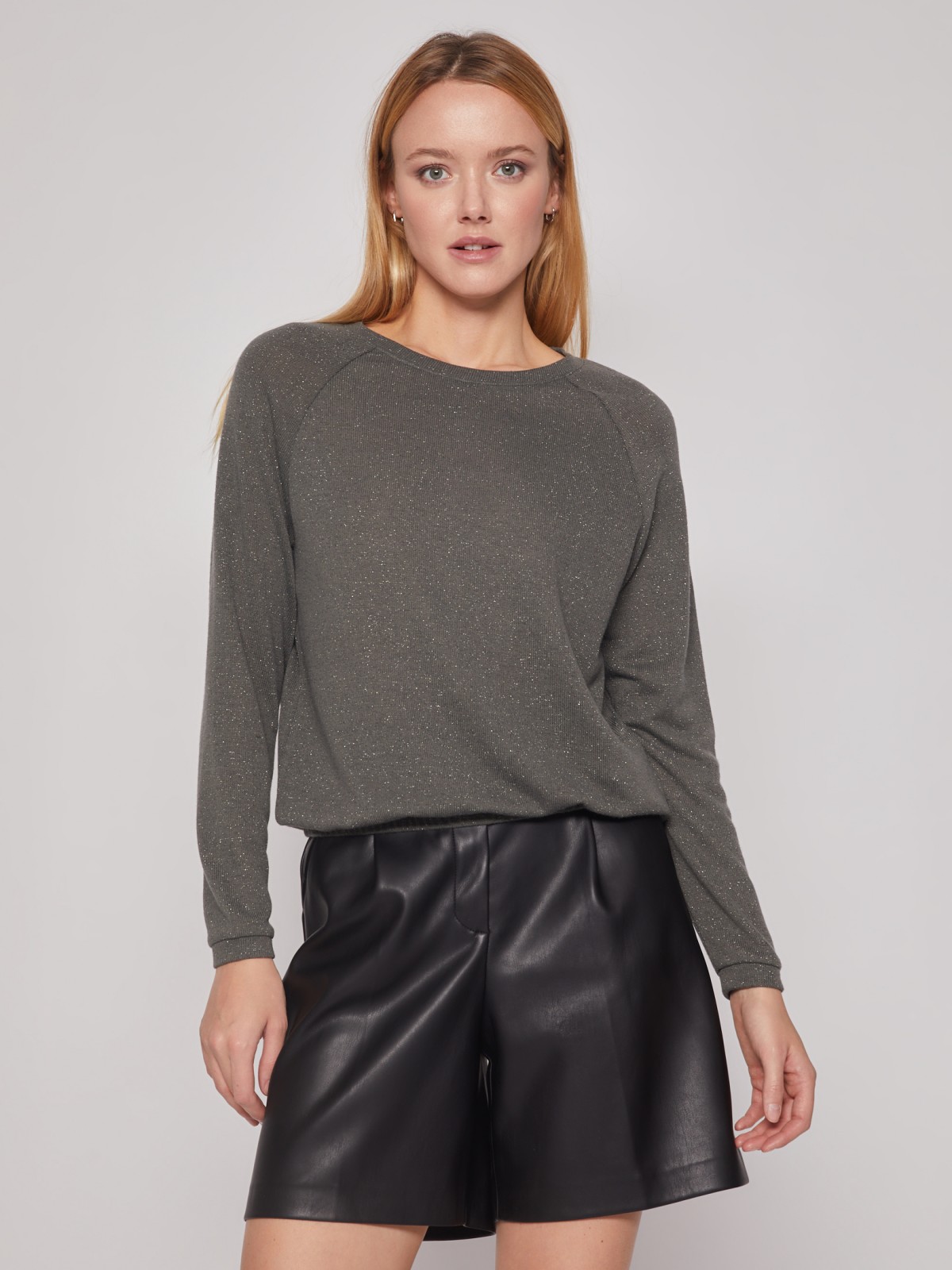 

Джемпер женский Zolla 022113110032 хаки L, 022113110032